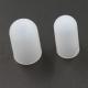 Waterproof White Silicone Finger Cots , Nontoxic Silicone Compression Finger Sleeve