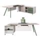 Modern Commercial Furniture'S Executive CEO Melamine Office Table Extendable
