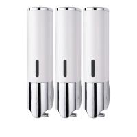 Tie Rod Triple Refillable Wall Mounted Soap Dispenser For Kindergartens