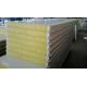 Thermal Insulation Material Soundproof Fireproof 64kg/M3 Glasswool Sandwich Panel For Buildings Structures