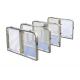 Business Building Speed Gate Turnstile Stainless Steel Arc Shaped Fast Gate