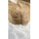 European hair topper double drawn hair silk topper for Jewish women natural hairline topper for hair loss