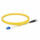 1.5m Simplex Waterproof LC-ST Single-Mode Pigtail Fiber for Telecommunication Networks