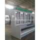 Stainless Steel Combined Freezer Cabinet , Supermarket Island Frige