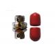 Red color Ceramic or Bronze Sleeve FC Fiber Optic Adapter contains the
