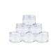 5 Grams Plastic Sample Jars Containers With Lids Leakproof