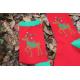 Vivid cute cartoon christmas deer patterned design supersoft cotton AZO-free dress socks