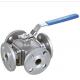 4 Way Flanged Ball Valve CL150 Pressure 1/2 - 3 Size High Performance