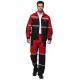 Triple Stitching Industrial Work Clothes / Industrial Coverall Uniforms With Reflecitve Tape