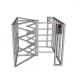 Double Door Half Height Turnstile Gate Access Control For School / Supermarket