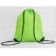 Minimalist 210D Polyester Drawstring Bag / Cinch Sacks OEM ODM Acceptable