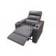 Big Size Electric Home Theatre Lounge , Electric Power Recliner Sofa Dark Brown