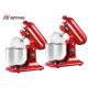 Stainless Steel Small Food Milk Mixer 5L Red 220v For Bakery for home use