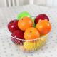 Wear Resistant Metal Wire Fruit Basket , Irregular Modern Stainless Steel Fruit Bowl