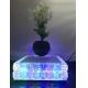 led light crystal base magnetic floating levitate air bonsai plant pot for christmas gift