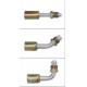 #6 #8 #10 #12 Flexible iron outer screw joint with iron jacket (  Male O-Ring ) / auto air conditioning hose fitting