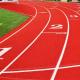 High Elasticity Rubber Base EPDM Jogging Track 13mm Thickness Red