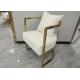 70cm Tall Modern Antislip French Dining Chair Artificial Leather Luxury