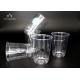 U Shape Bottom Disposable Plastic Drinking Cups Customized UV Printing