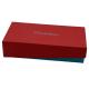 Red Top And Bottom Cardboard Sunglasses Box , Custom Sunglasses Box
