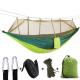 Outdoor Portable Camping Hammock With Mosquito Net Ultra Light Nylon Green