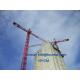 60m Jib Hydralic Climbing Tower Crane 6 ton L46 Mast Section 1.6*3m Split Type In Iraq