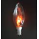C35 3w E14 Led Flame Effect Light Bulb Globe Flame Bulb Warm White Energy Saving