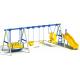 professional Chinese manufacturer outdoor play swing kids plastic slide