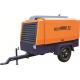 Rotary Screw Industrial Air Compressor Mid Type Engine 2 Wheels Moving