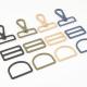 1.5 Inch Snap Hook And Metal D Ring For Designer Handbag Hardware Mould