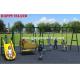 3.0mm Thickness Galvanized Steel Children Swing Sets For Park RKQ-156D