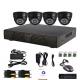 4 Channel Home and Office DIY CCTV DVR System(P2P Online,4 Indoor Dome Camera)