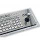 Ip65 /IK07 Waterproof  dustproof Industrial Stainless Steel Keyboard With 8 Directions Operating Lever Stick Rear Panel Mounted -40℃