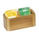 Wood Deco Hotel Guestroom Resin Collection Service Clincher Tea Leaf Box