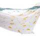 Yellow Tiger Printing Woven Muslin Gauze Fabric 105GSM Thin Gauze Fabric