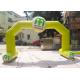 Yellow Color Custom Inflatable Arch Rental Flame Retardant For Sport