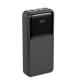 Portable Built In Cable Power Bank Black 20000mAh Type C Cable Power Bank