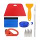 Squeegee snitty Vinyl wrap tool kit Cutter and Craft Knife with Replacement Wallpaper stick and peel Smoothing Tool Kit