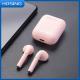 Macaron Pink Blue Yellow Waterproof 4h TWS Bluetooth Earphones