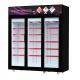 Frozen Meat / Ice Cream 3 Door Display Freezer Automatic Defrost  50Hz