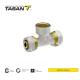 Sanitary Brass Compression Fittings Female Compression Tee 16mm-25mm