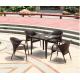 Hot Modern PE Rattan Chair Aluminium Outdoor Garden wicker table and chairs sets