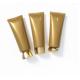 50g 100g Pearlescent Gold Bright Face Cosmetics Tube Packaging
