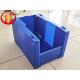 Blue Stackable Strong Polypropylene Corrugated Plastic Bin Fireproof