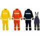 Multi Color Firemans Suit , 100n Tearing Strength Heat Resistant Suit