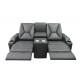 Contemporary Modern Recliner Chair Theater Seating With Power Push Button USB Charge Dock