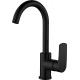 Brass Kitchen Mixer Ceramic Cartridge Home Depot Faucets Black Resin Coated Finishing