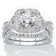 0.92ct SI1 Diamond Engagement Wedding Rings Round Cut For Bridal
