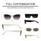 Customized Acetate Sunglasses 300 Pcs Unisex Abundant Style Options