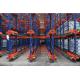 Heavy Duty Carrier Radio Shuttle Racking System Weight capacity 500-2000Kg / Layer